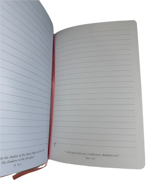 Walk By Faith Pink Notebook