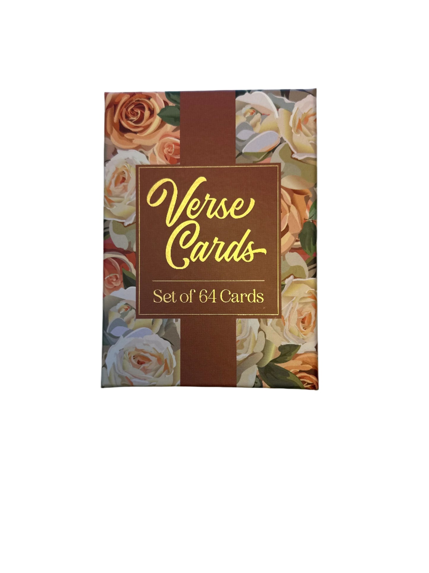 Orange Floral Verse Cards