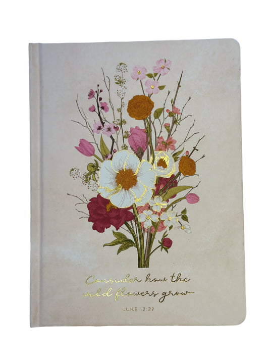 Consider How The Wild Flowers Notebook
