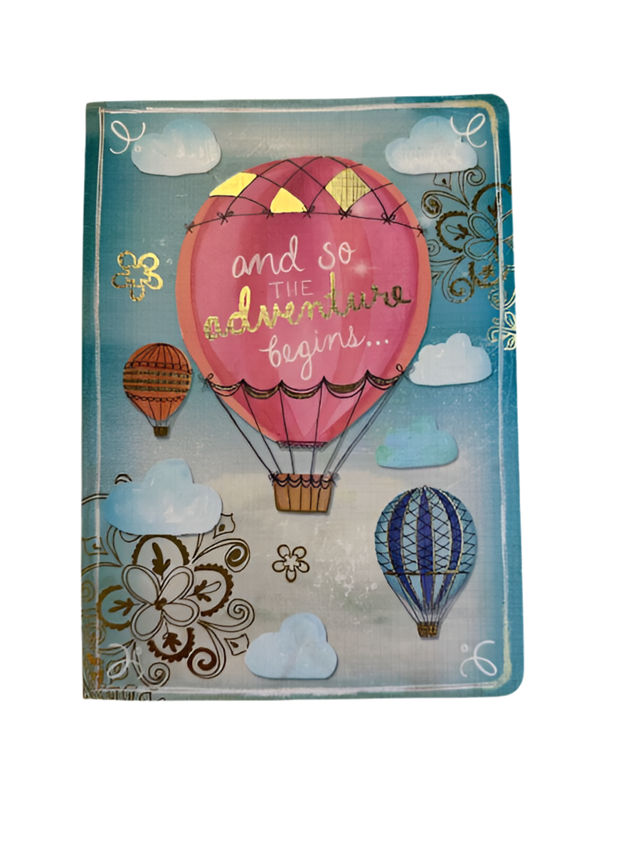 And So the Adventure Begins Notebook