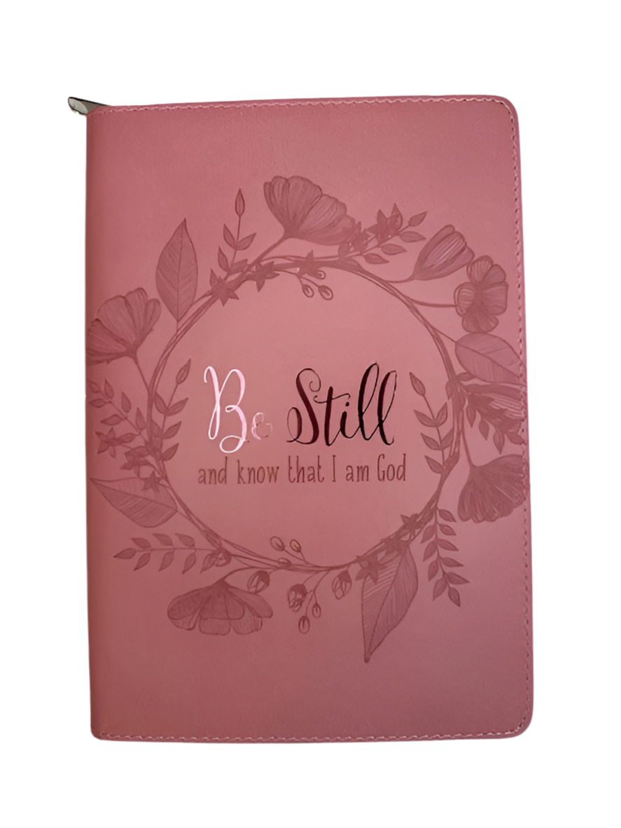 Be Still & Know That I am God Zippered Notebook