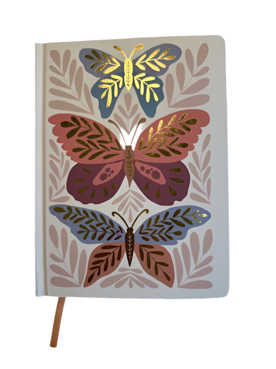 Transformed & Free Butterfly Notebook