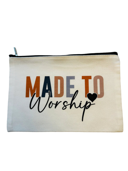 Made to Worship Small Canvas Bag