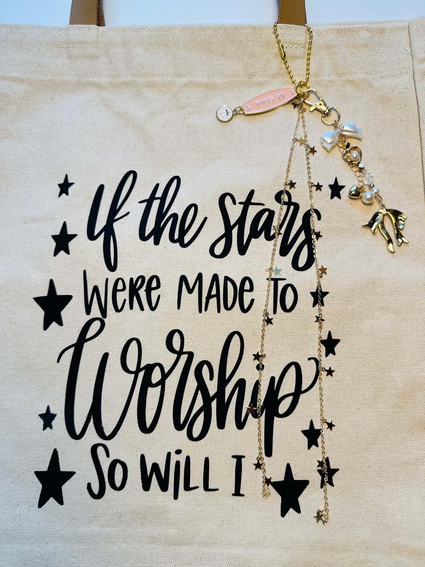 If the Stars Were Made to Worship Canvas Tote Bag