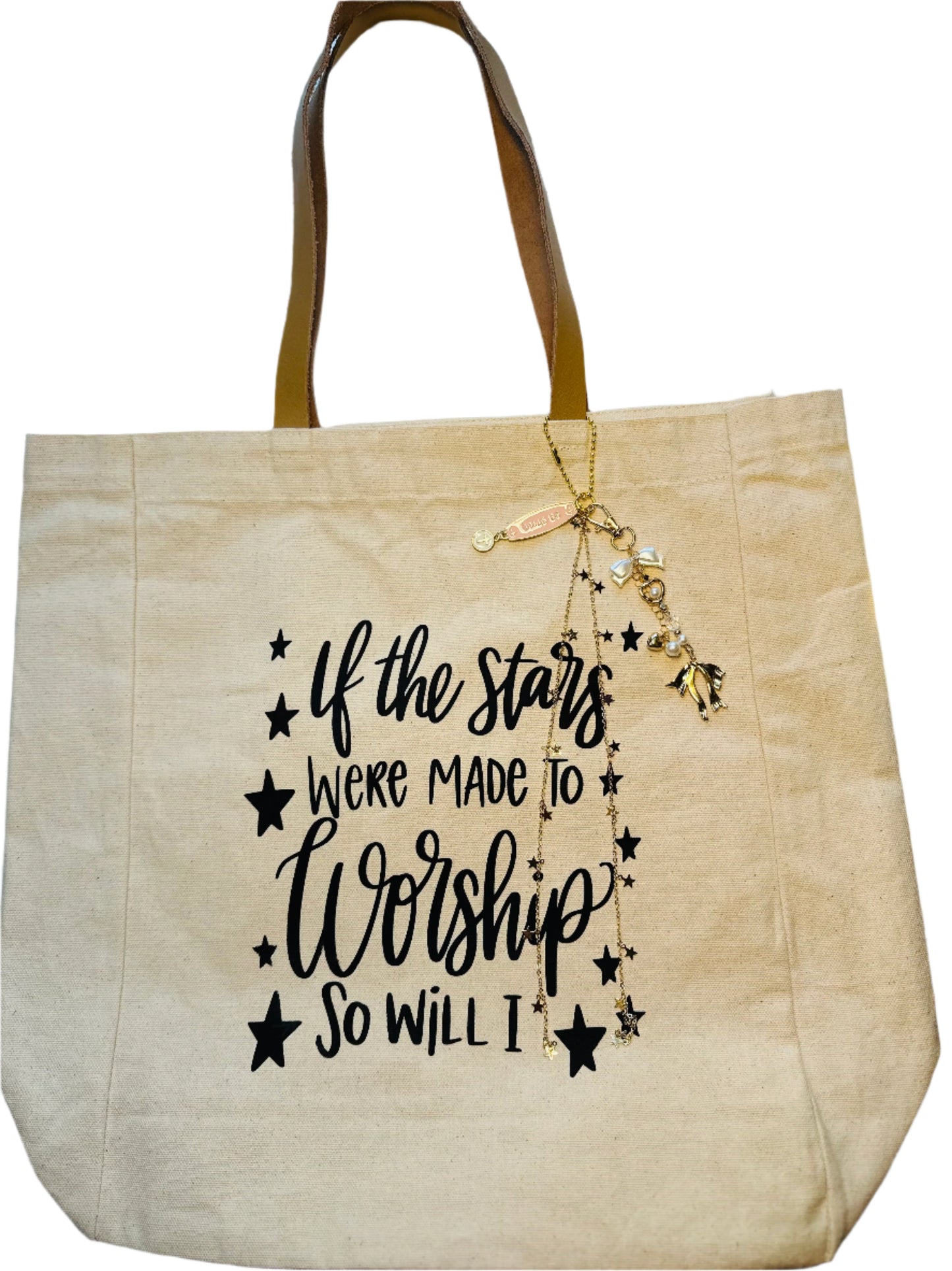 If the Stars Were Made to Worship Canvas Tote Bag
